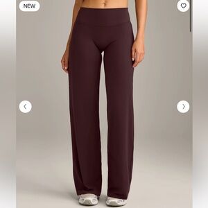 Oner Active SoftMotion Straight Leg Bottoms Plum Brown